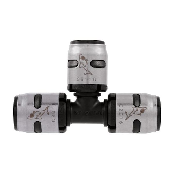 Sharkbite 4915237 EvoPEX Push to Connect 0.75 in. Dia. x 0.75 in. Dia. x 0.75 in. Dia. Push to Push to Push Tee - Case of 6 4915237 - main